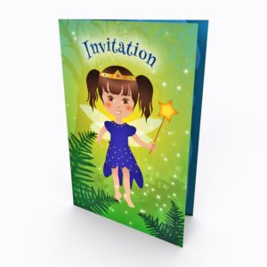 8 Cartes d’invitation – Fée