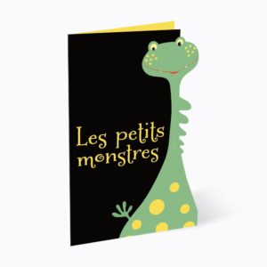 8 Cartes d’invitation – Les petits monstres