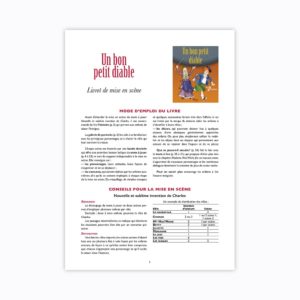 Livret de mise en scène – Un bon petit diable